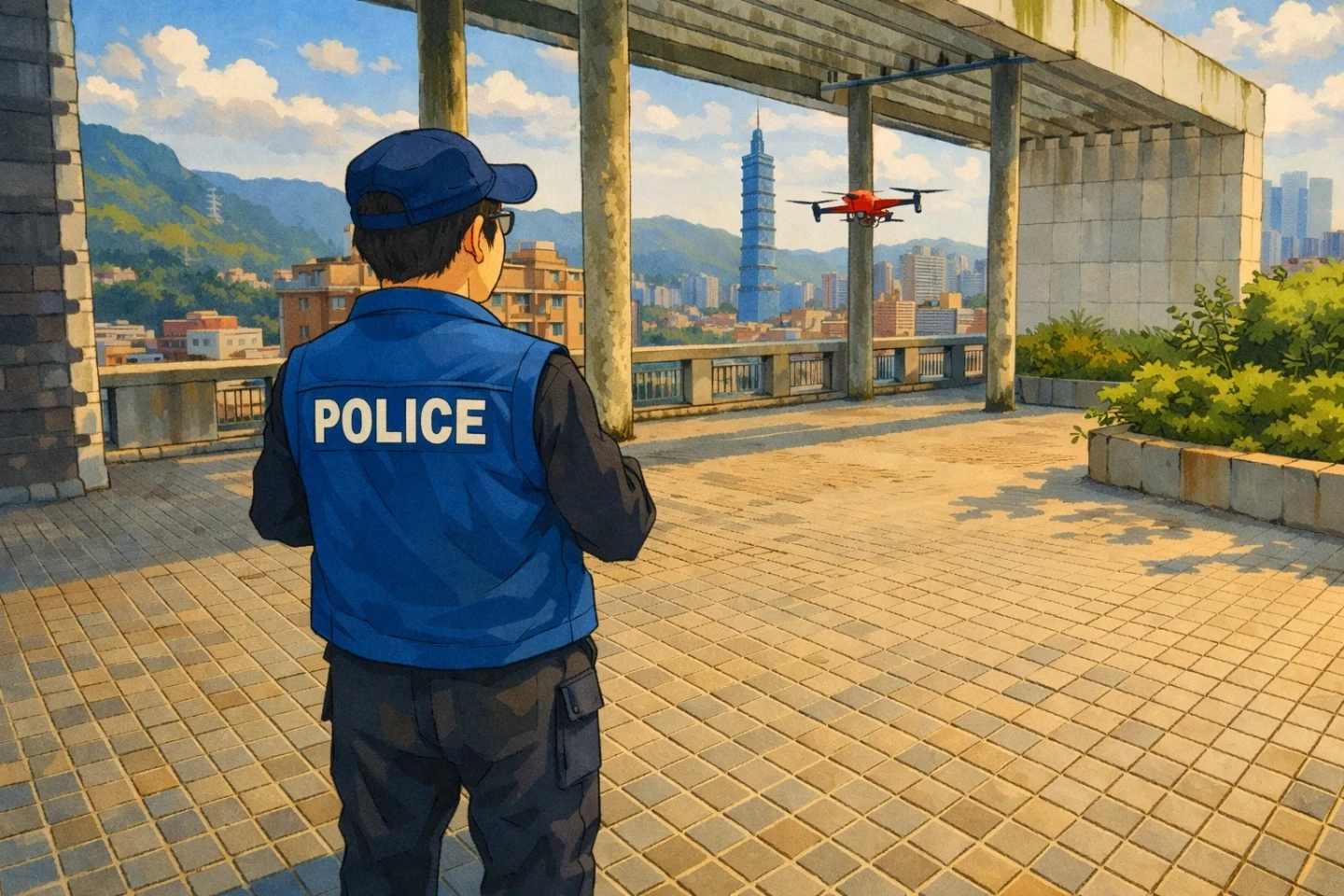 過年不塞車！新北警空拍機巡查科技輔助　監控交通動態即時應變