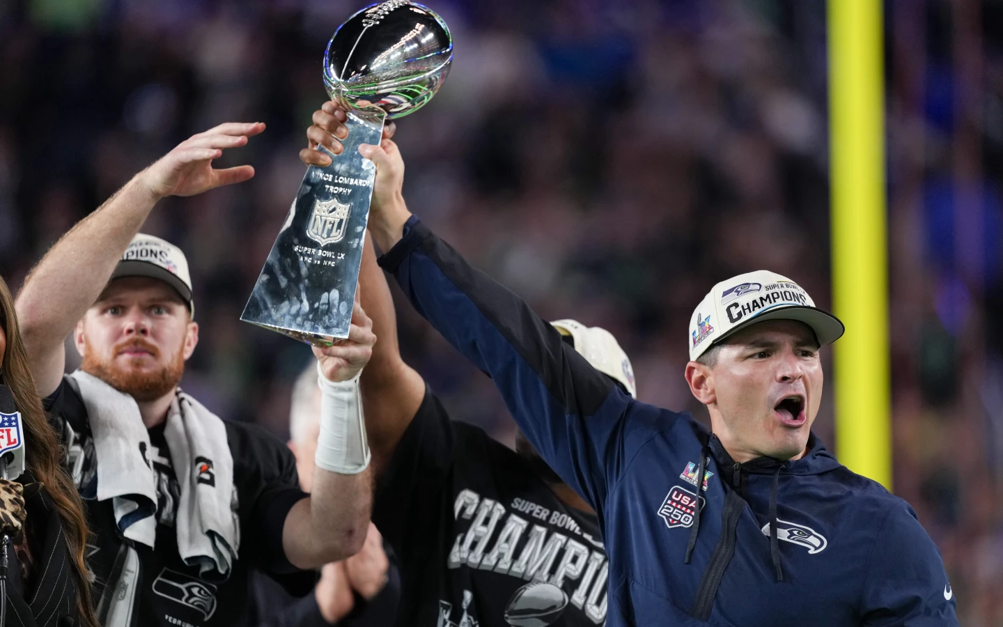 超級盃｜西雅圖海鷹甜蜜復仇！彌補11年前丟冠遺憾　中場秀婚禮橋段不是演的