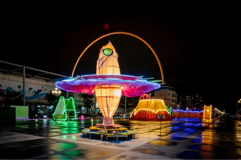 花蓮燈會作品被譏鹹魚！主燈也被酸「獨有審美」　縣府：尊重多元聲音