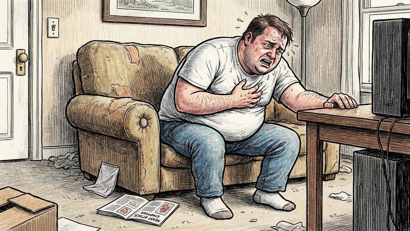 42歲、110公斤還抽菸20年　他3條冠狀動脈全塞險沒命