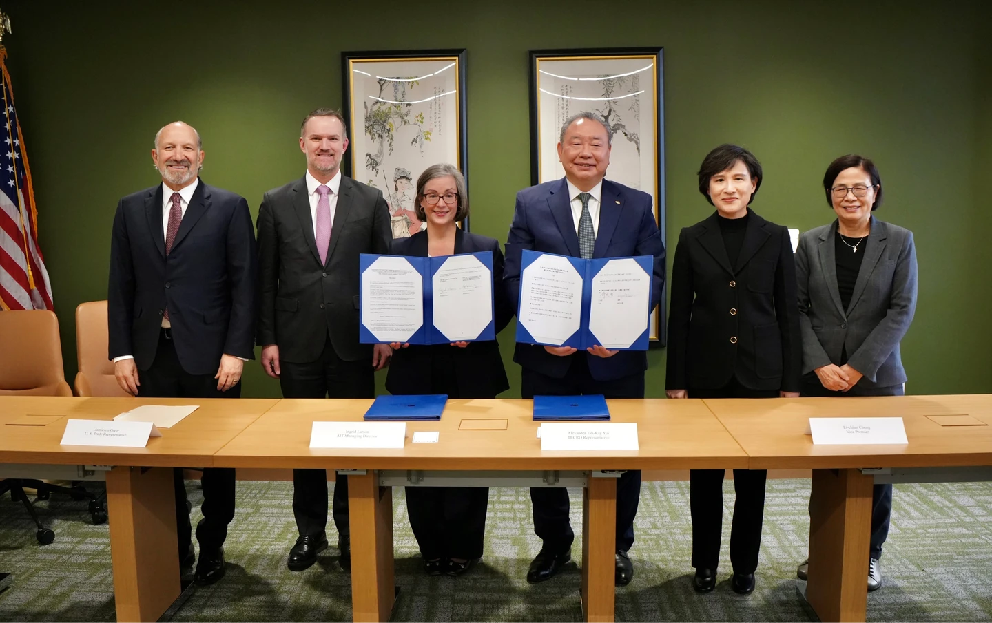 美台對等貿易協定簽了！　USTR事實清單全文一次看