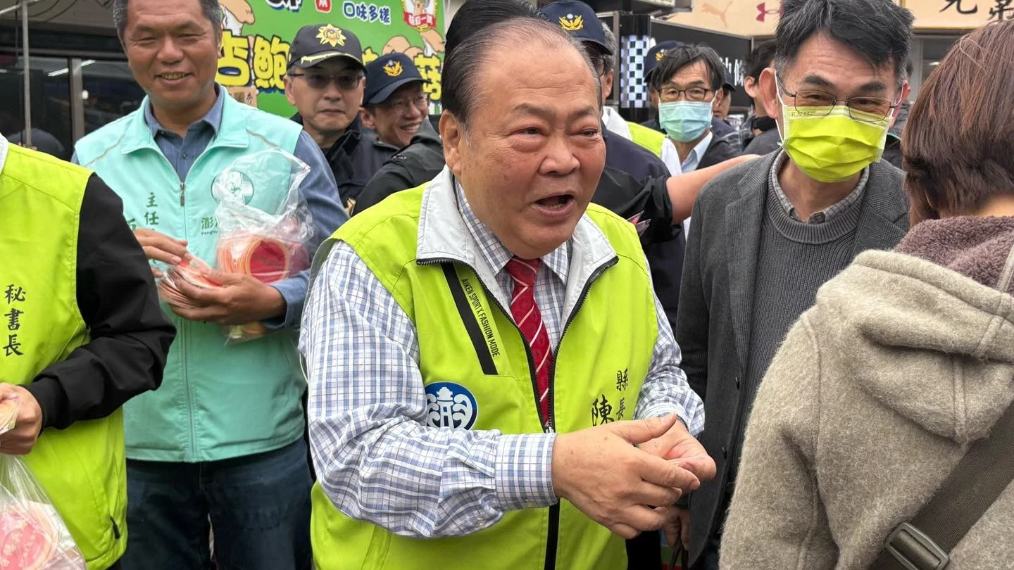 初一跌倒昏迷！澎湖縣長陳光復術後狀況改善　卓榮泰赴高榮慰問