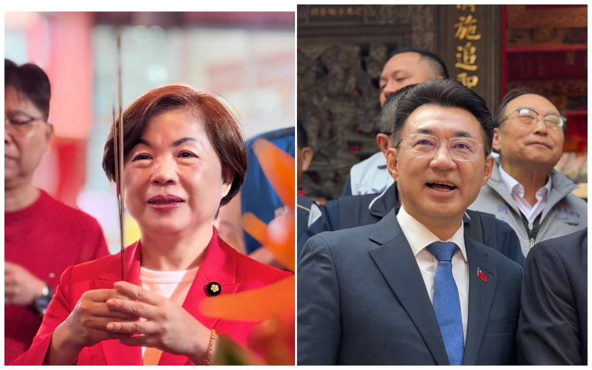 初二宮廟人氣對決！韓國瑜三度合體江啟臣　楊瓊瓔拚遍山海線
