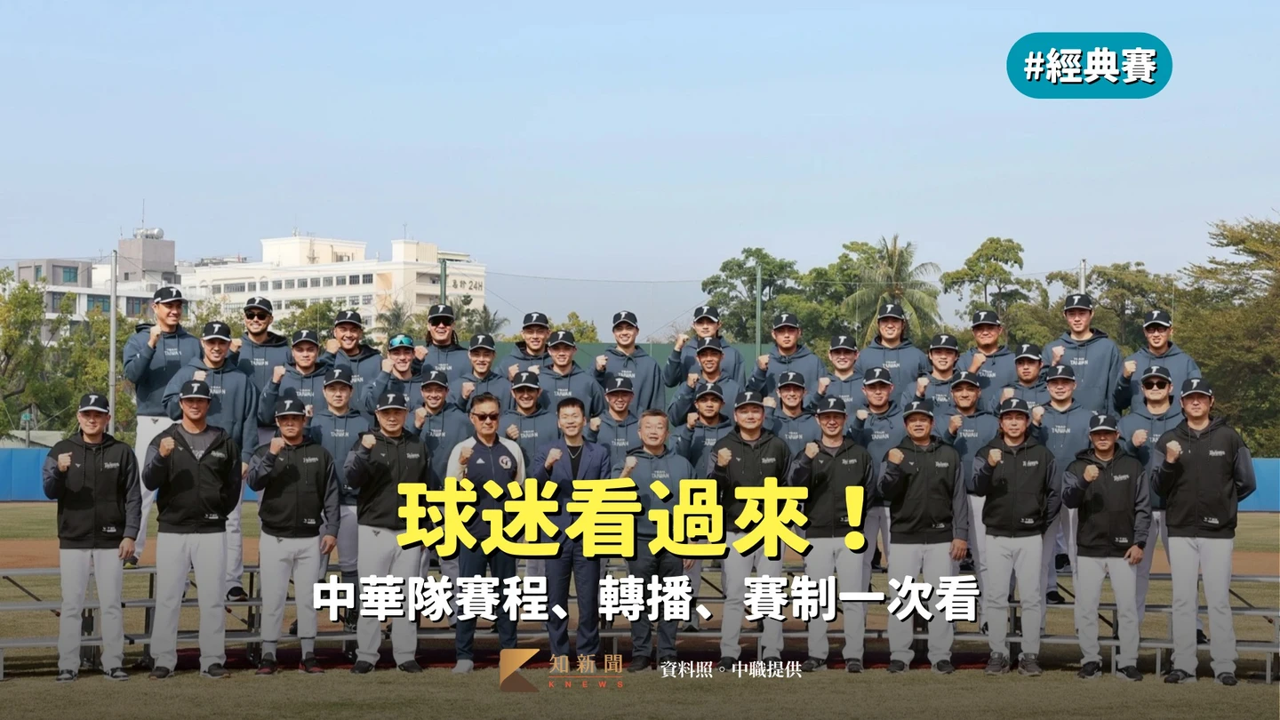 經典賽｜球迷看過來！中華隊賽程、轉播、賽制一次看