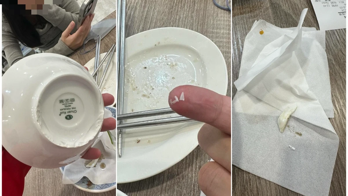 高雄65年鴨肉珍遭控餐點混入瓷碗碎片！業者認疏失致歉　衛生局裁罰金額曝光