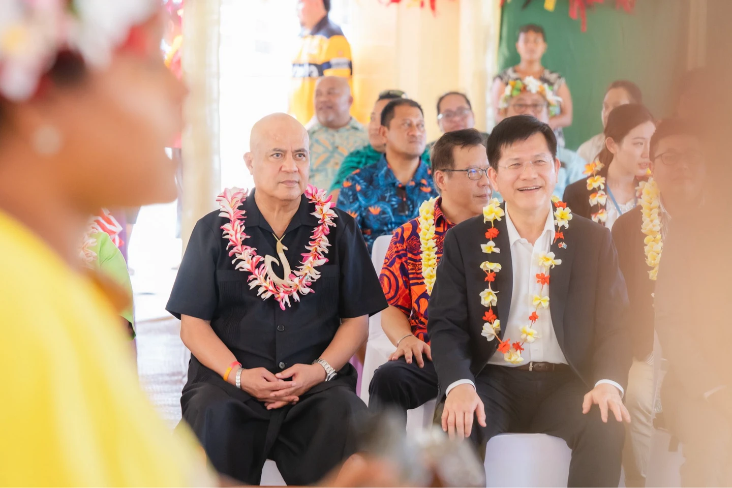 林佳龍率團抵吐瓦魯　「爭取彼此信任，攜手前行」