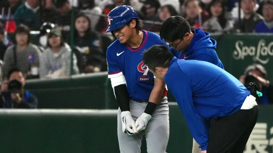 經典賽｜中華隊壞消息！出師不利輸球還有傷兵　陳傑憲左手食指骨裂