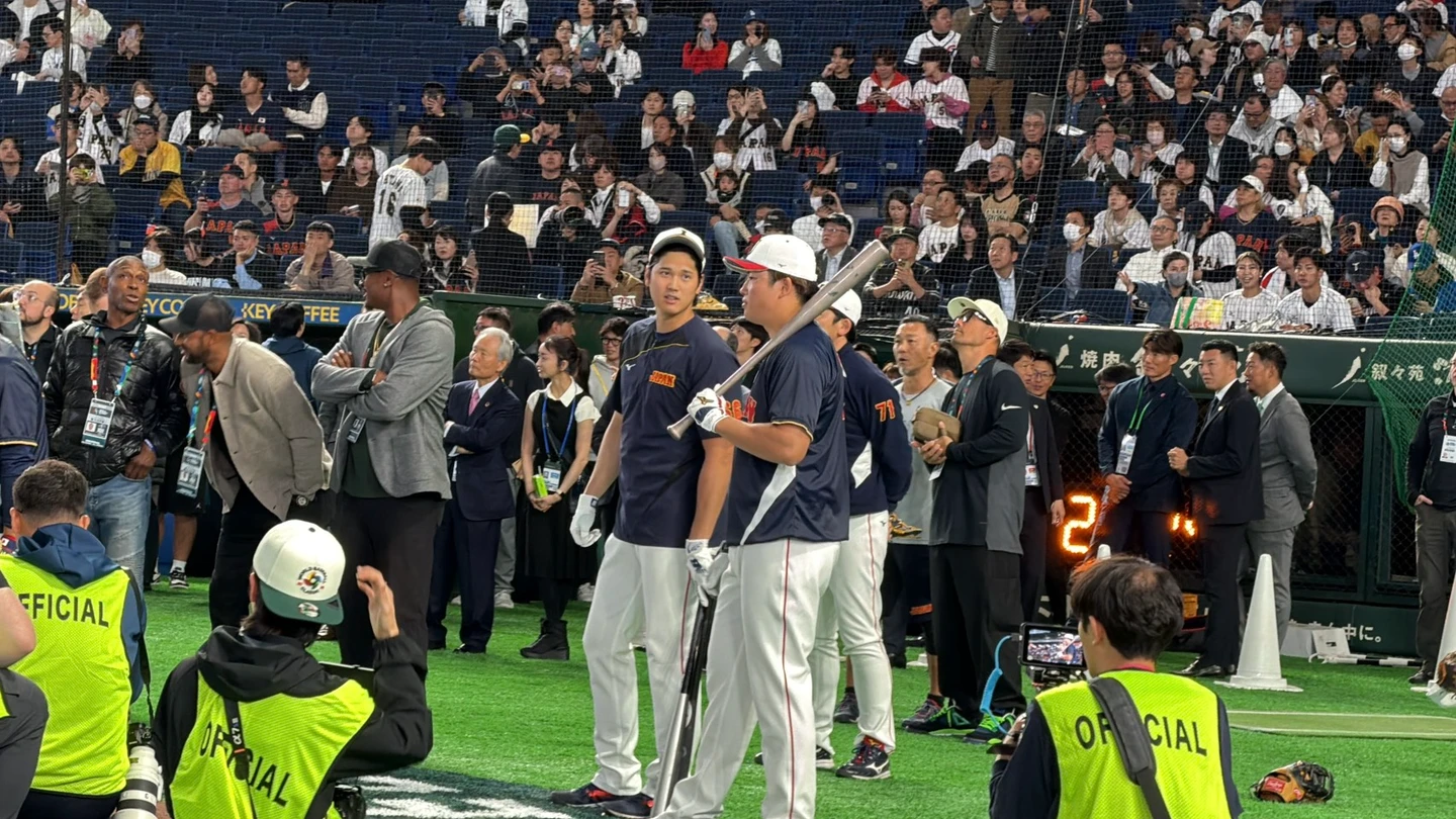 經典賽｜大谷翔平賽前練打敲10轟！驚呼聲在東京巨蛋迴響　中華隊也忍不住跑出來看
