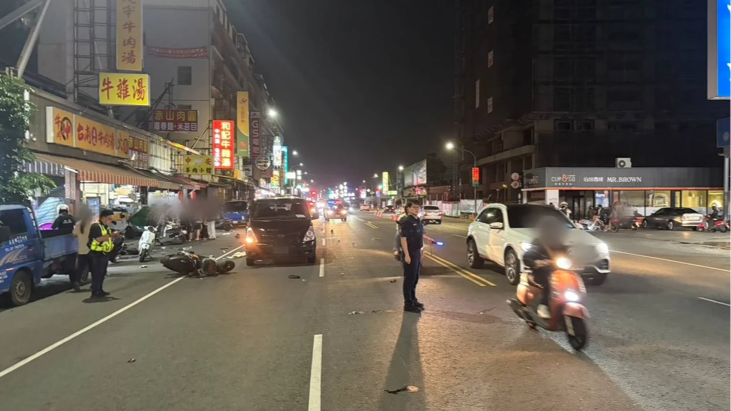 高雄毒駕男暴衝連撞2機車！女騎士噴飛亡　母子擦傷