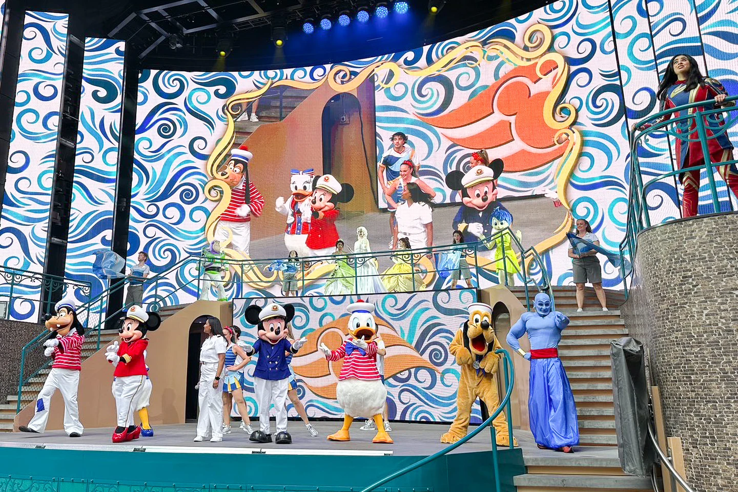 海上迪士尼來了！郵輪探險號今首航　250m雲霄飛車刺激亮相