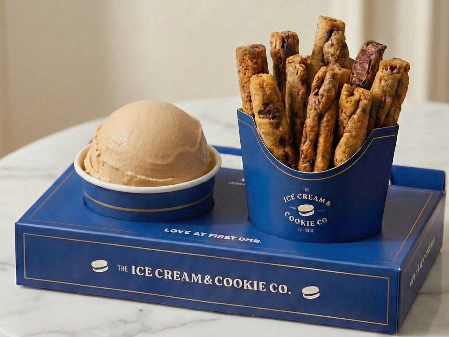 新加坡人氣冰淇淋登台！全球首創冰淇淋配巧克力薯條　288種組合任你搭