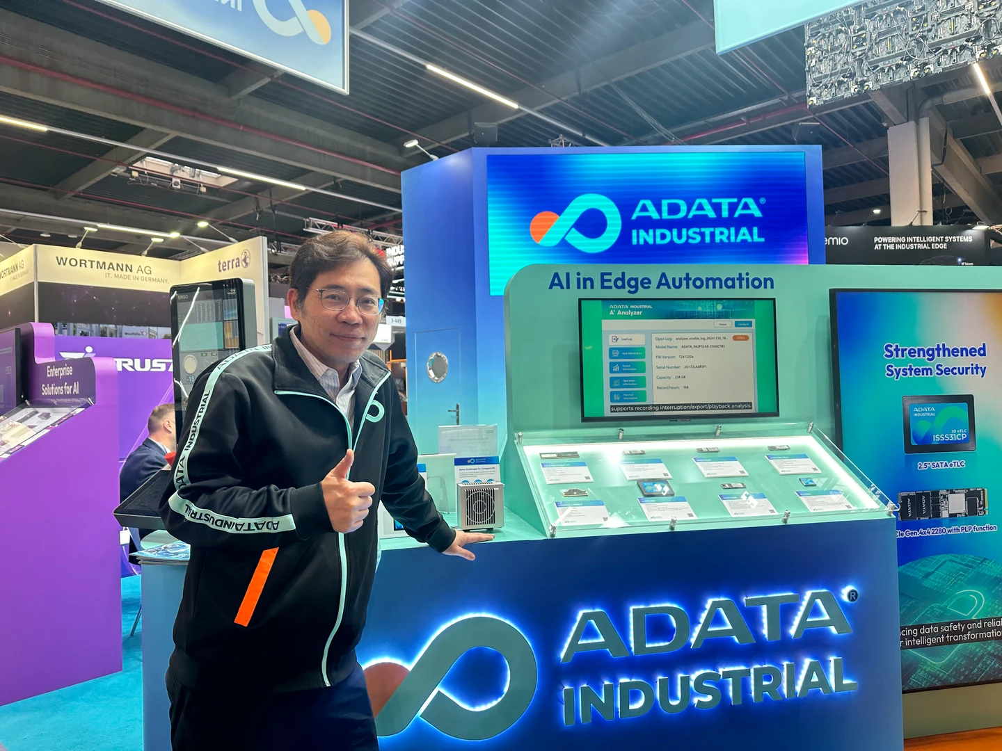 台灣記憶體模組廠德國嵌入式大秀最新產品　微星展示完整Edge AI生態系