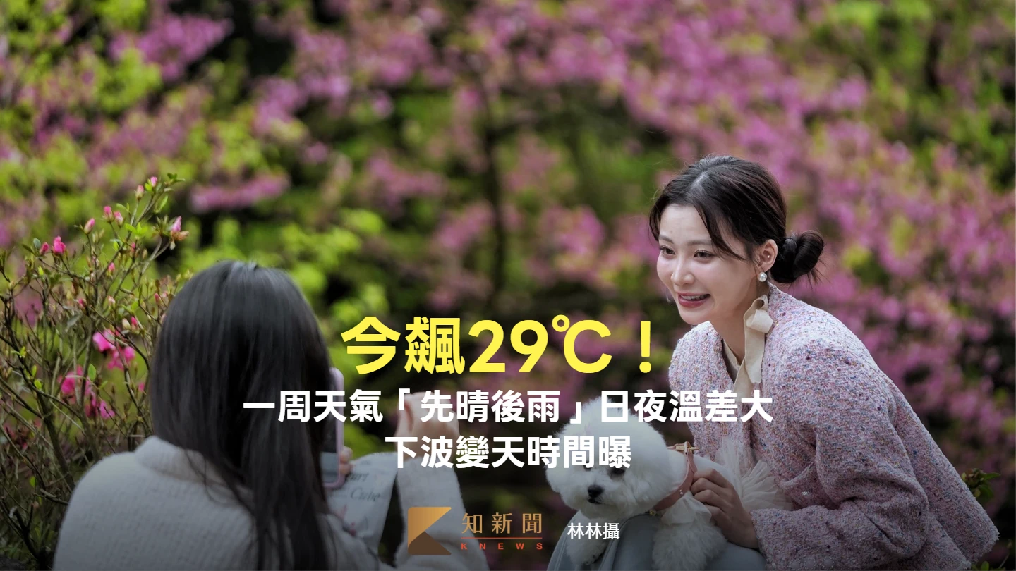 今飆29℃！一周天氣「先晴後雨」日夜溫差大　下波變天時間曝