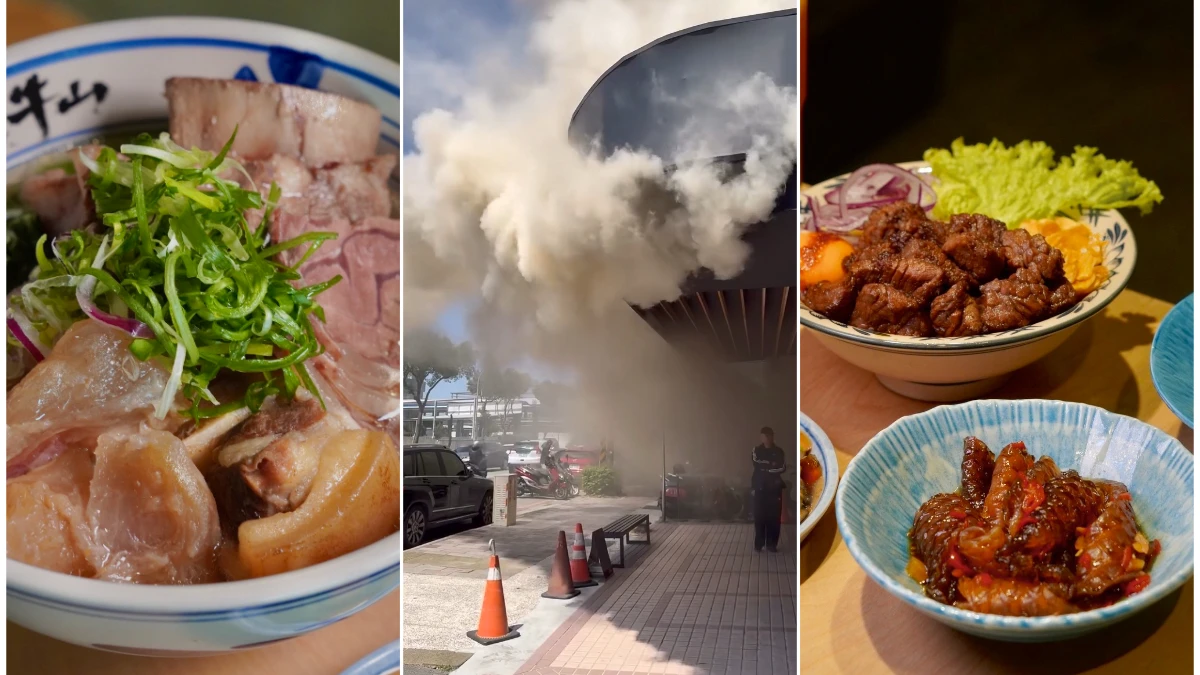 桃園排隊人氣牛肉麵「牛山」驚傳火警　廚房起火「竄天濃煙密布」