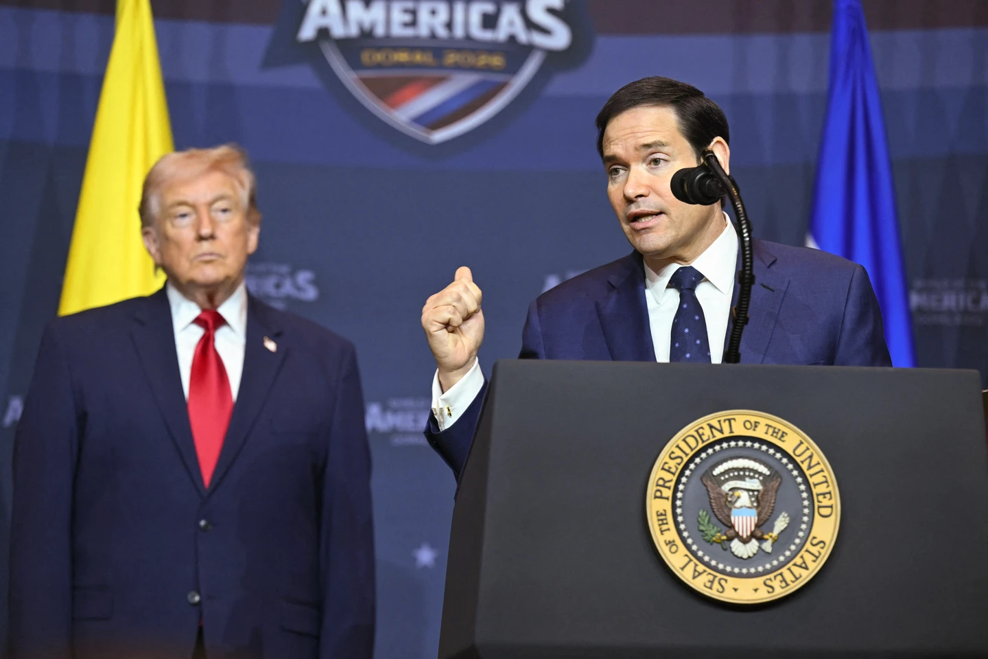 美國務卿盧比歐遭制裁如何陪川普訪問　中國外交部「解套」這麼說