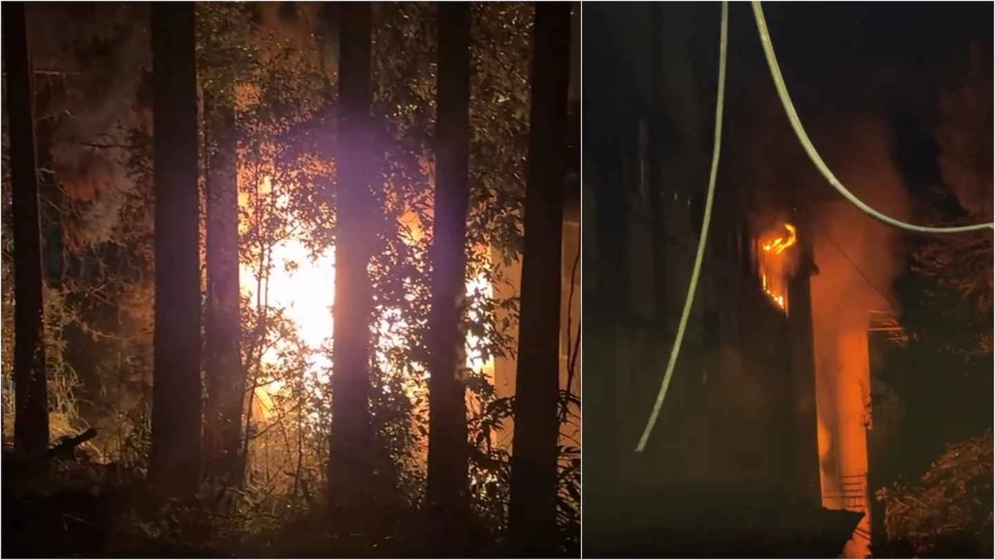 阿里山高峰大飯店深夜大火！波及文山賓館　上百旅客睡夢中驚逃：超恐怖