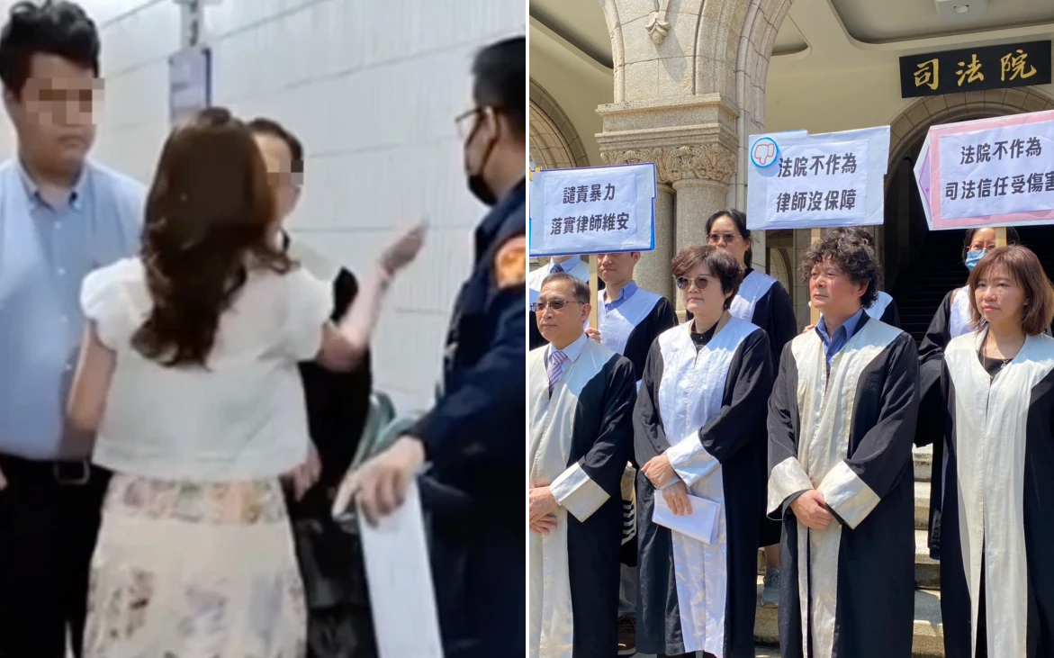 全聯會怒奔司法院！律師被呼巴掌台中地院「無作為」還說謊　受害律師轟法官放任