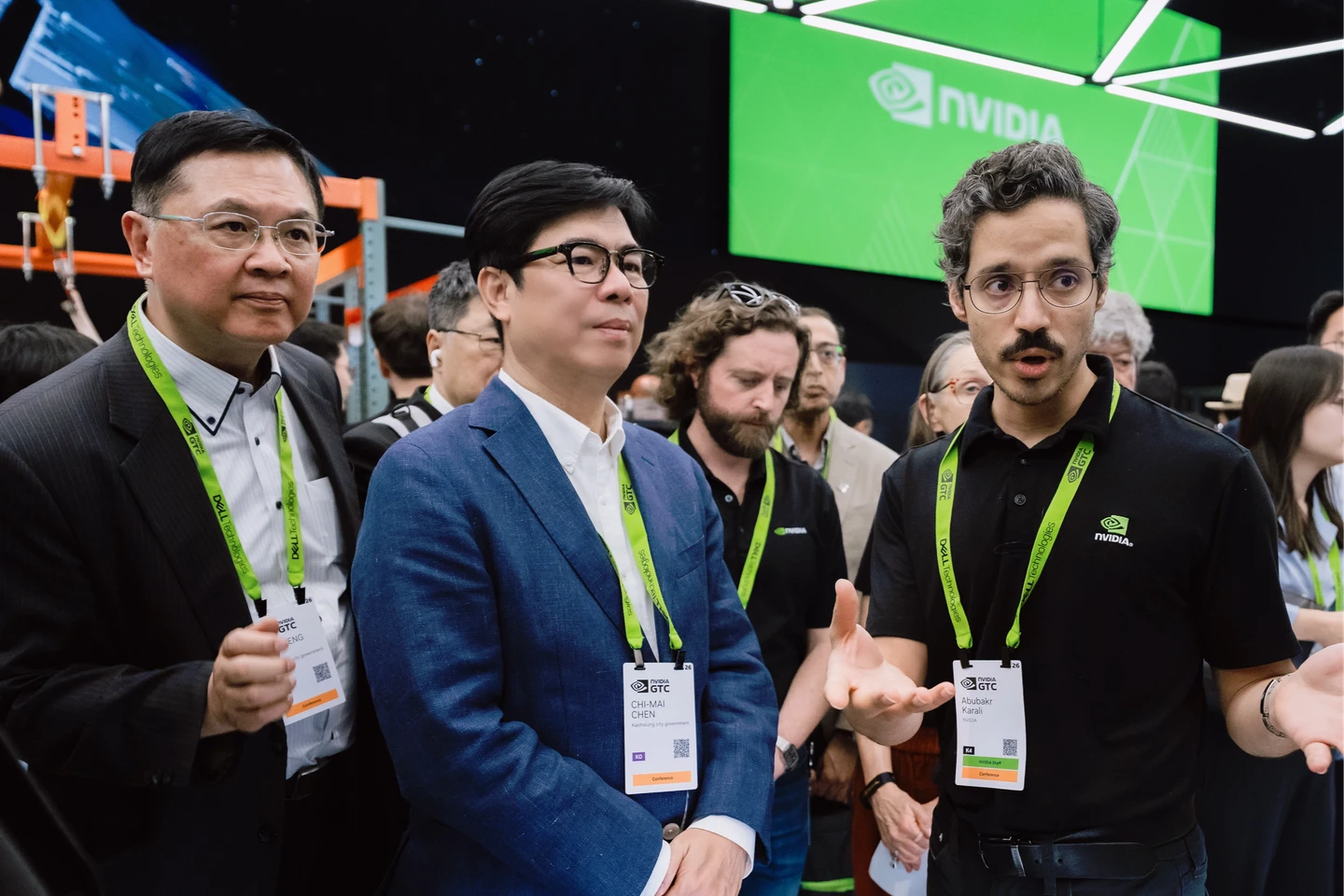 直擊GTC！陳其邁會晤NVIDIA高層　串聯供應鏈夥伴打造「AI高雄」