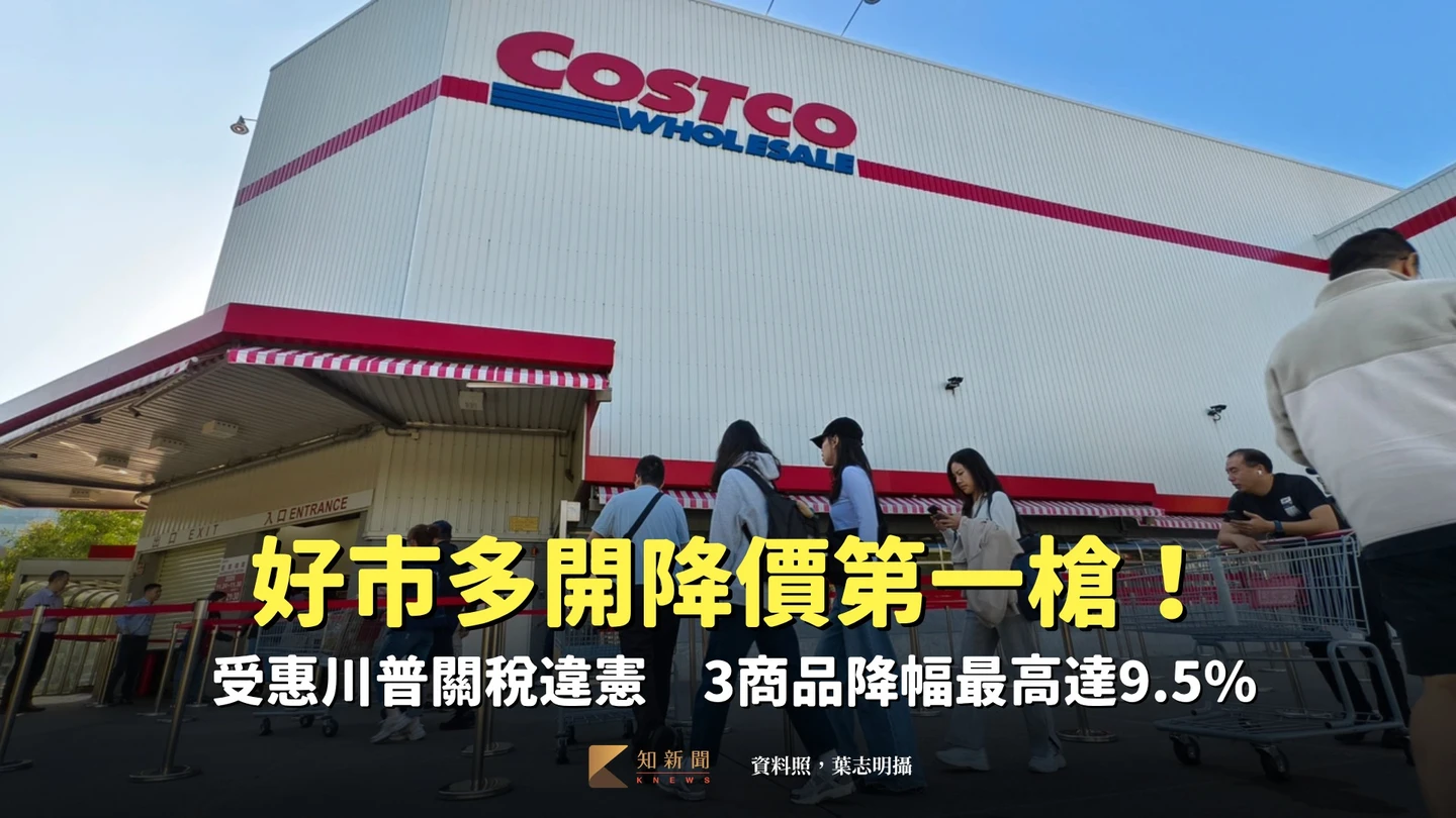 好市多開降價第一槍！受惠川普關稅違憲　3商品降幅最高達9.5%