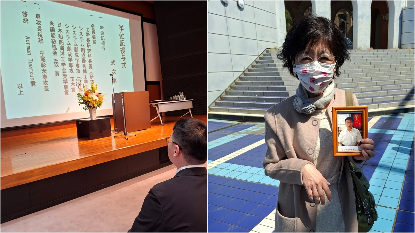 陳佩琪赴日參加兒畢典！柯文哲缺席　她手拿「相框照」又成話題