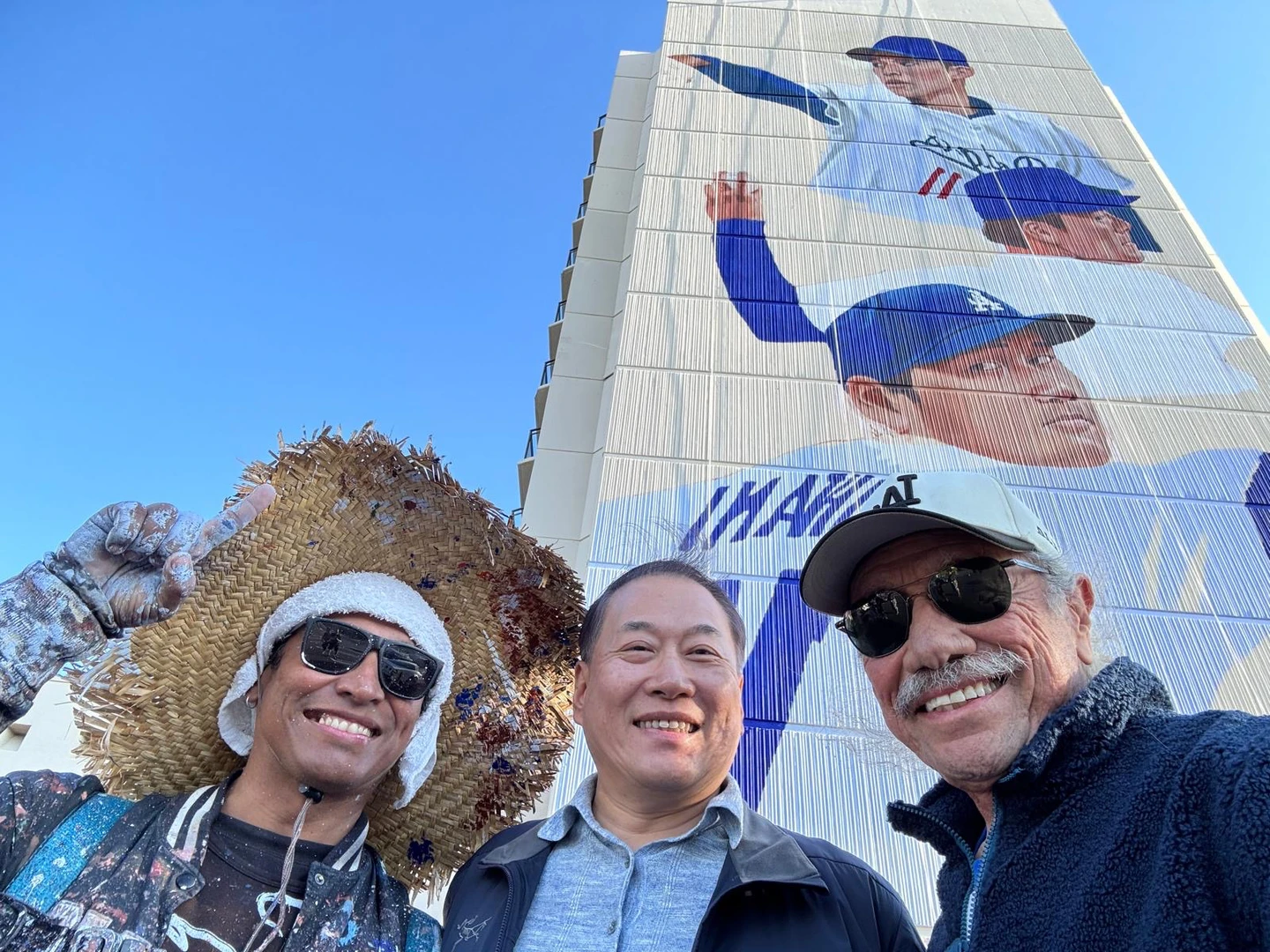 LA新地標！大谷翔平躍12層樓飯店壁畫　辜仲立耗時2年打造、搭吊車搶先看