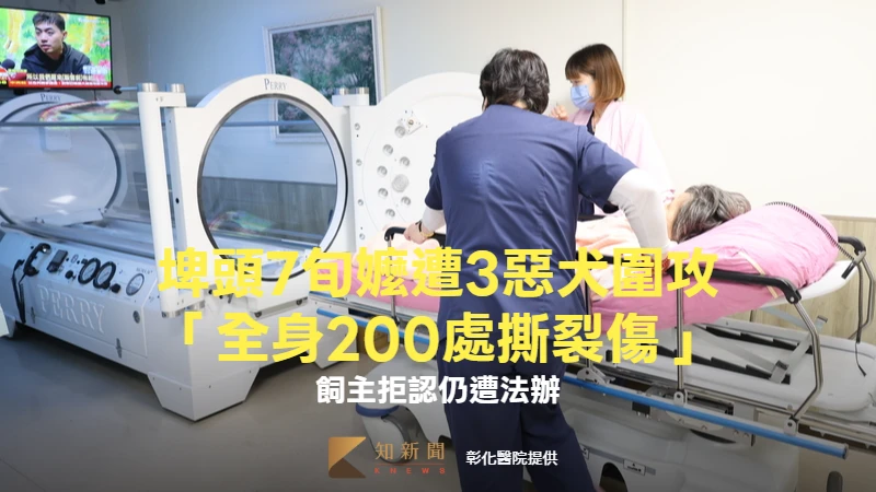 埤頭7旬嬤遭3惡犬圍攻「全身200處撕裂傷」　飼主拒認仍遭法辦