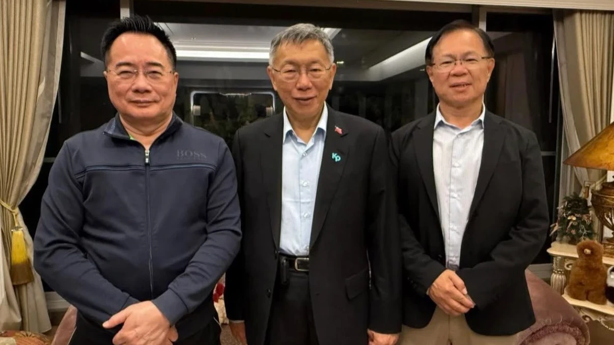 柯文哲昨晚奔蔡正元家餞別！他入獄前親曝2人對話　笑虧一句