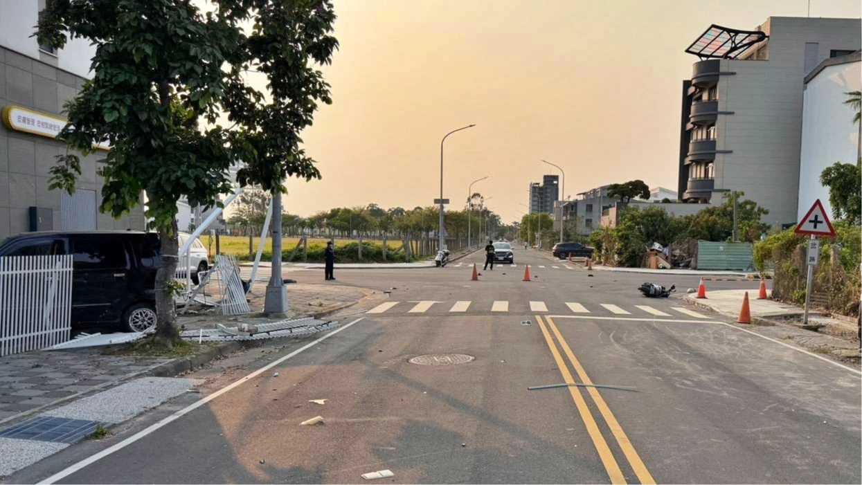 差3分鐘到家！台南十字路口汽機車猛撞　7旬翁噴飛喪命