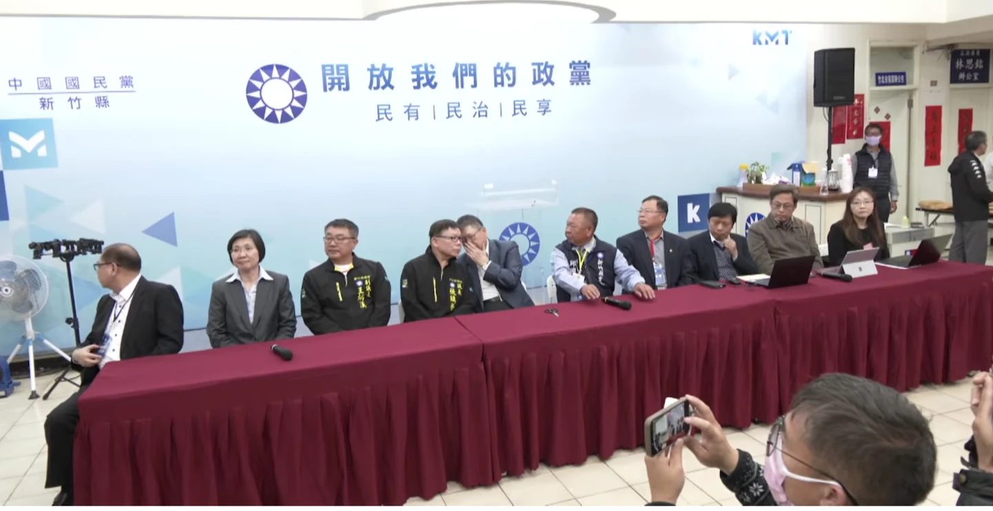 藍竹縣長初選開封民調！黨員投票陳見賢582票、徐欣瑩448票