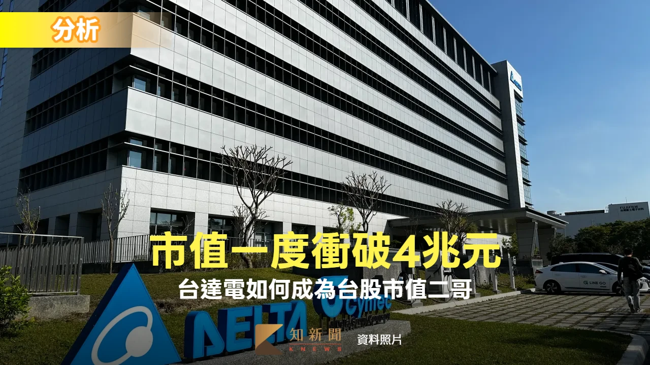 分析〡市值一度衝破4兆元　台達電如何成為台股市值二哥