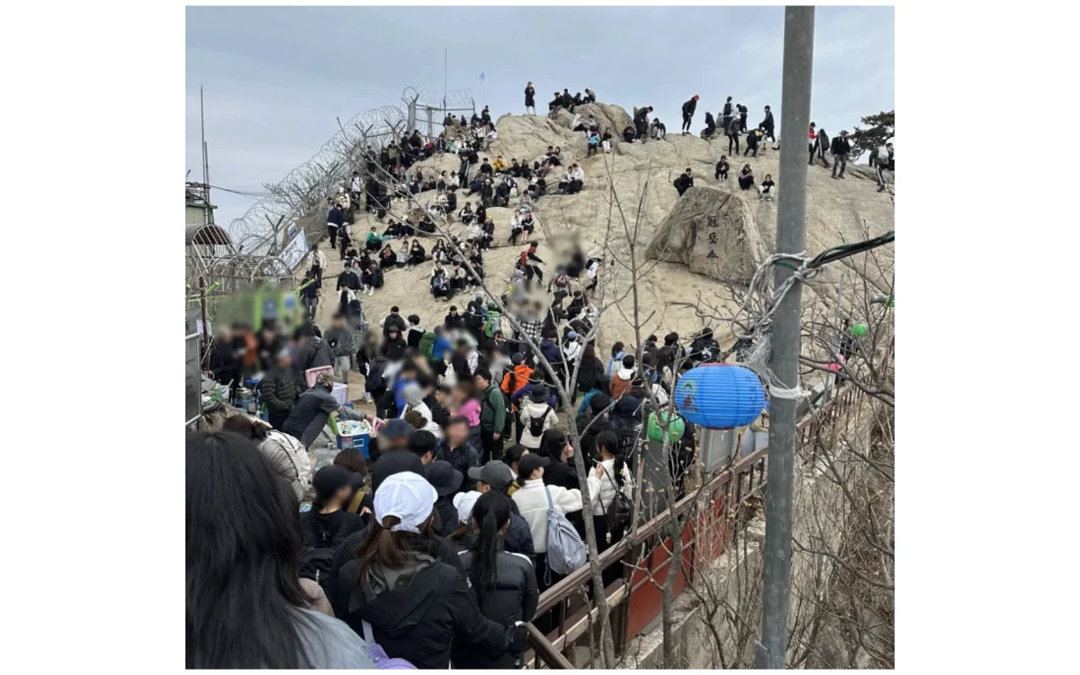 南韓瘋登冠岳山改運　年輕人戶外運動用品消費急增
