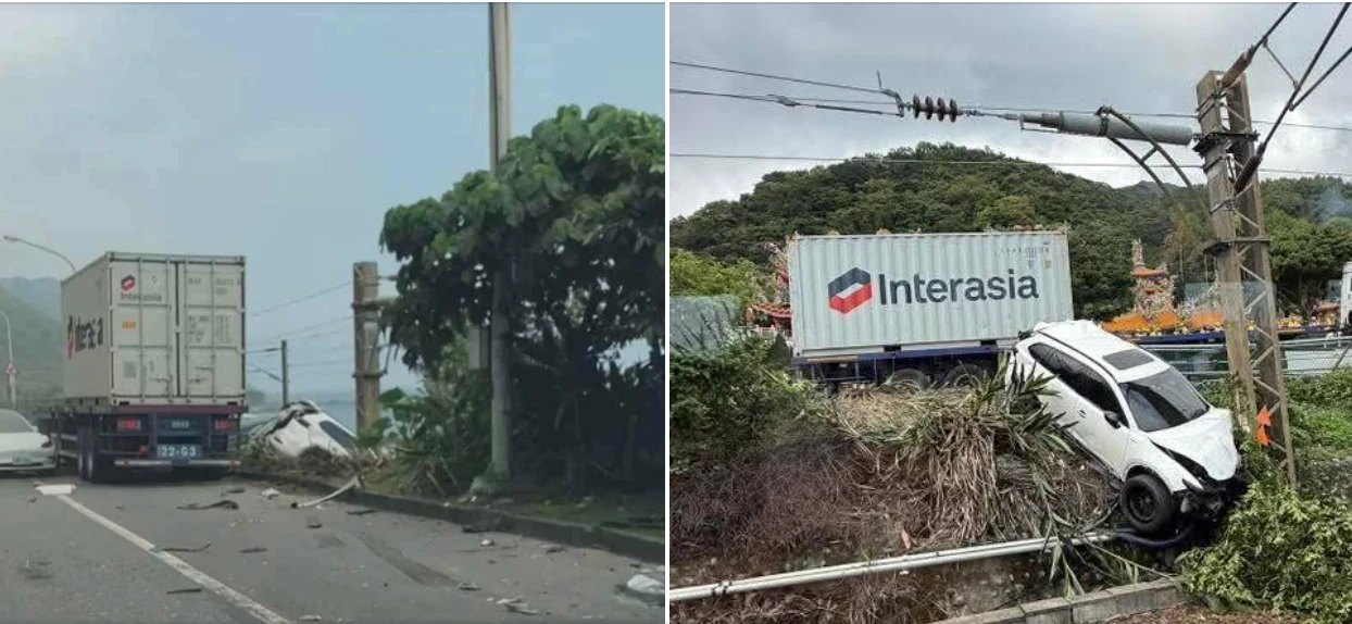 公路車禍車輛「滑落軌道旁」！台鐵福隆=大里間單線雙向行車　預計15時恢復