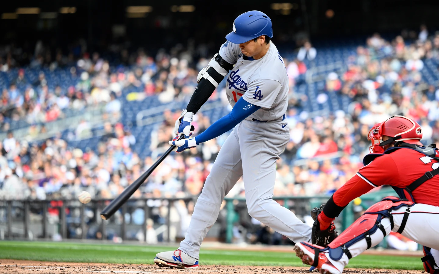 MLB｜怪力彈！內角偏低壞球硬撈成全壘打　大谷翔平近4戰3轟跨季連41場上壘