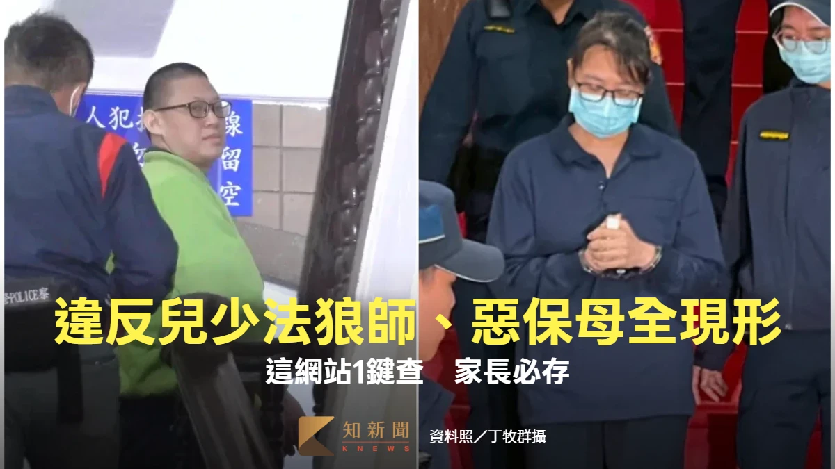 實測｜家長必存！1鍵查違反《兒少法》狼師、惡保母　色棒球教練、語言治療師全曝光
