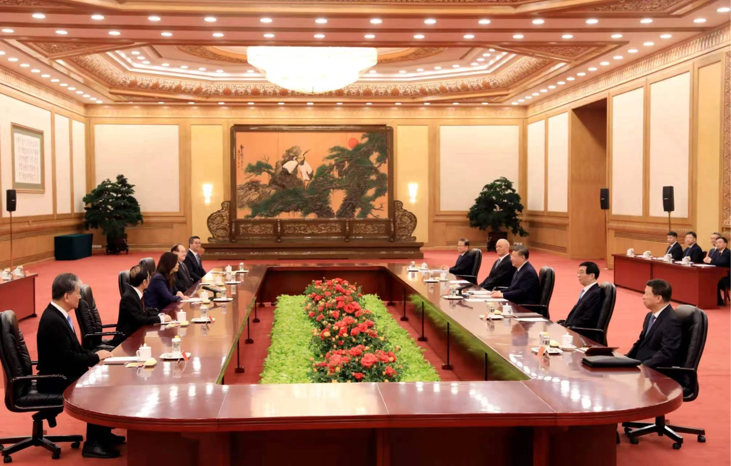 總統府批鄭習會　遺憾國民黨配合北京論調「出賣主權」