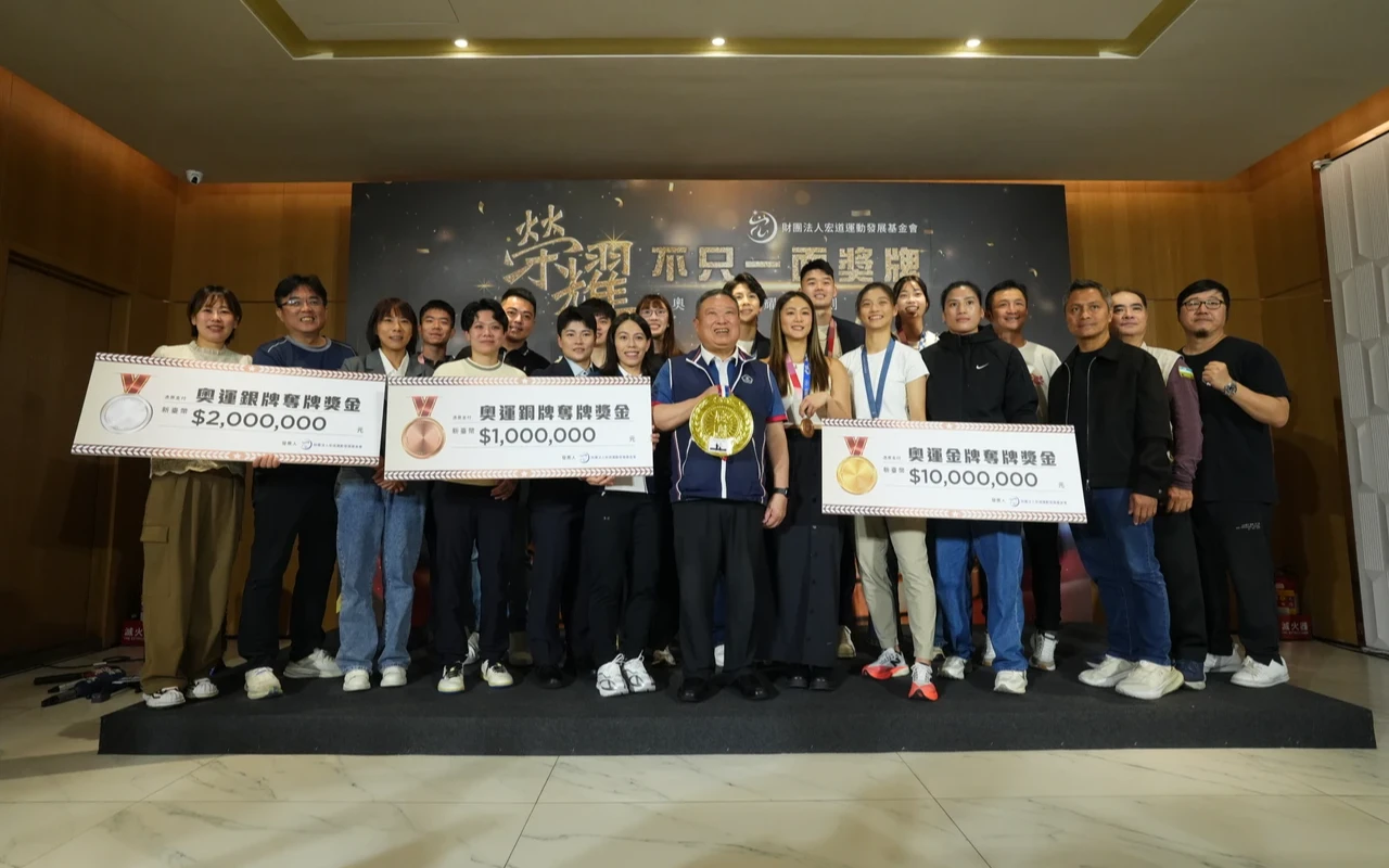 豪灑5000萬！回溯發放東京奧運、巴黎奧運奪牌獎金　林鴻道：只是晚到沒有不到