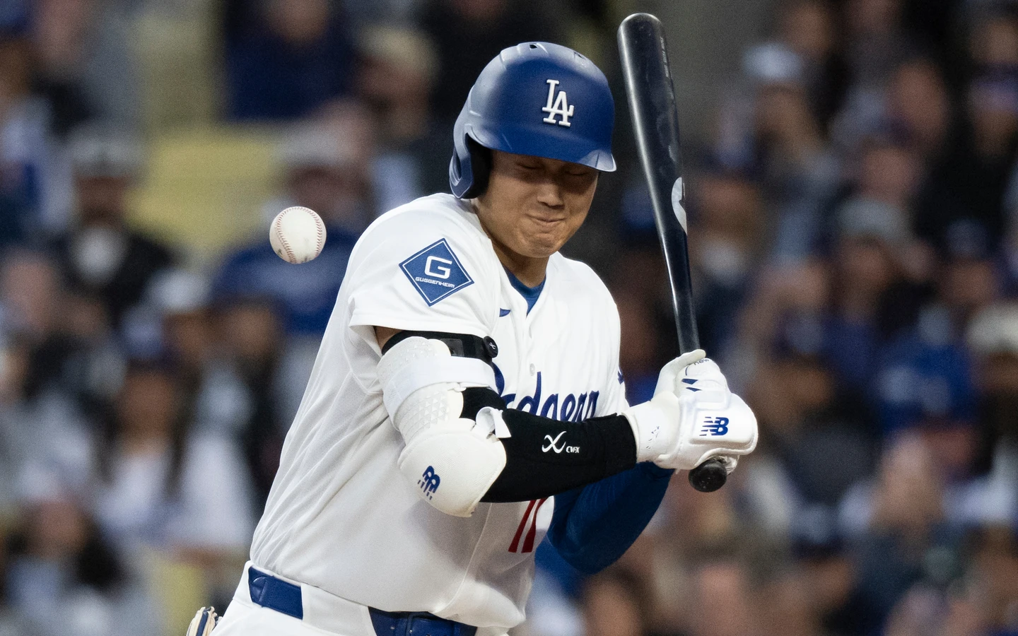 MLB｜首打席被砸驚險保住連47場上壘！大谷翔平逼近亞洲最狂紀錄