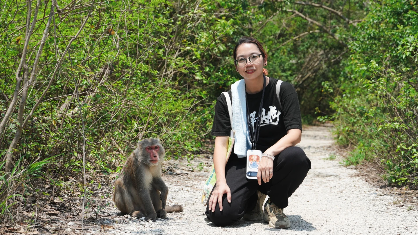 專訪｜獼猴棲地完婚！隔月驚睹猴群遭毒殺淚辦喪禮　人猴翻譯官林美吟教共存