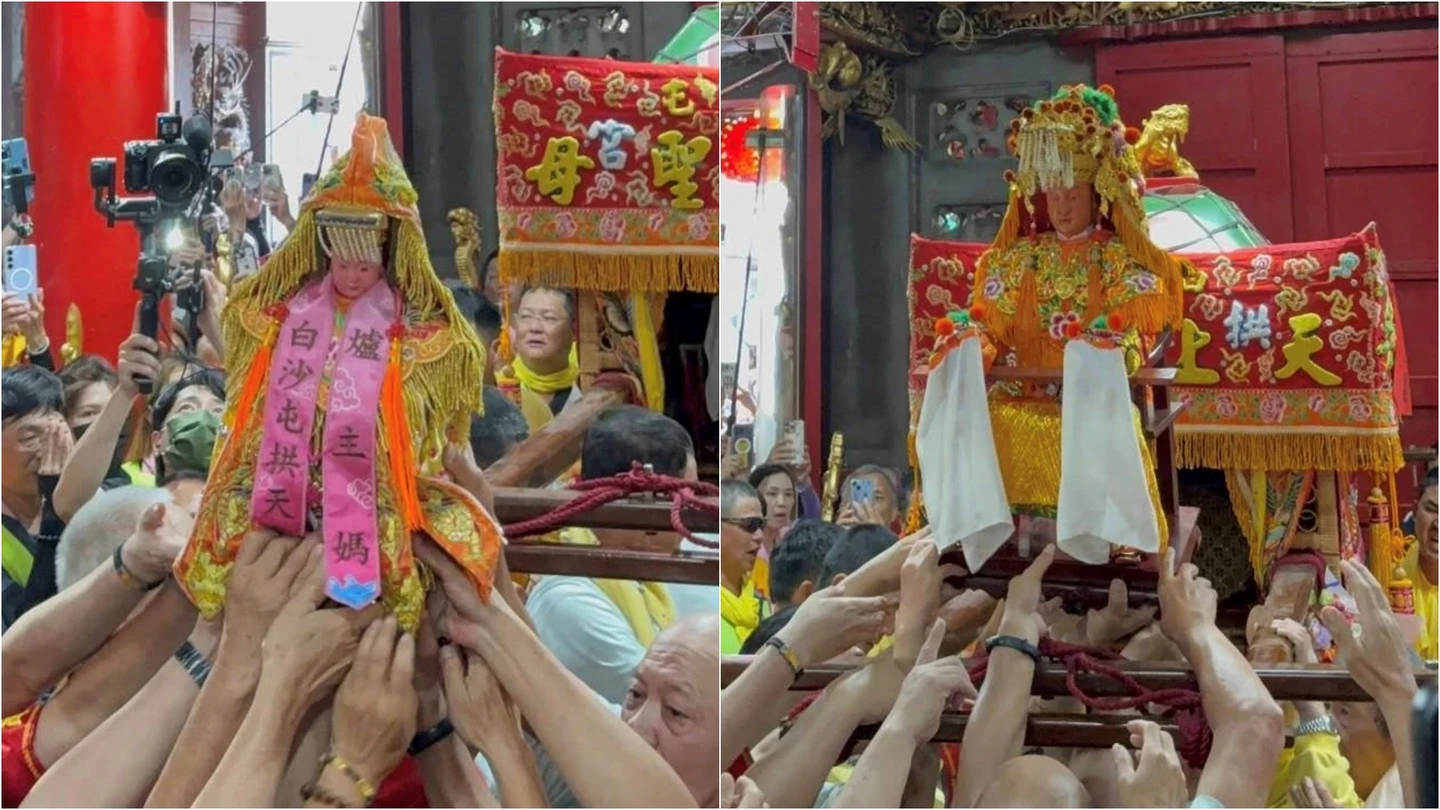 直播Day8｜萬人高喊「進喔」！白沙屯媽回拱天宮　閉關12天再開爐