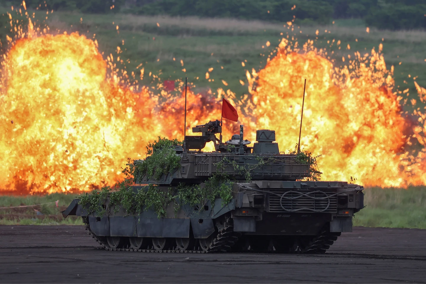 日本自衛隊訓練出事！戰車爆炸　3人死亡、1人重傷