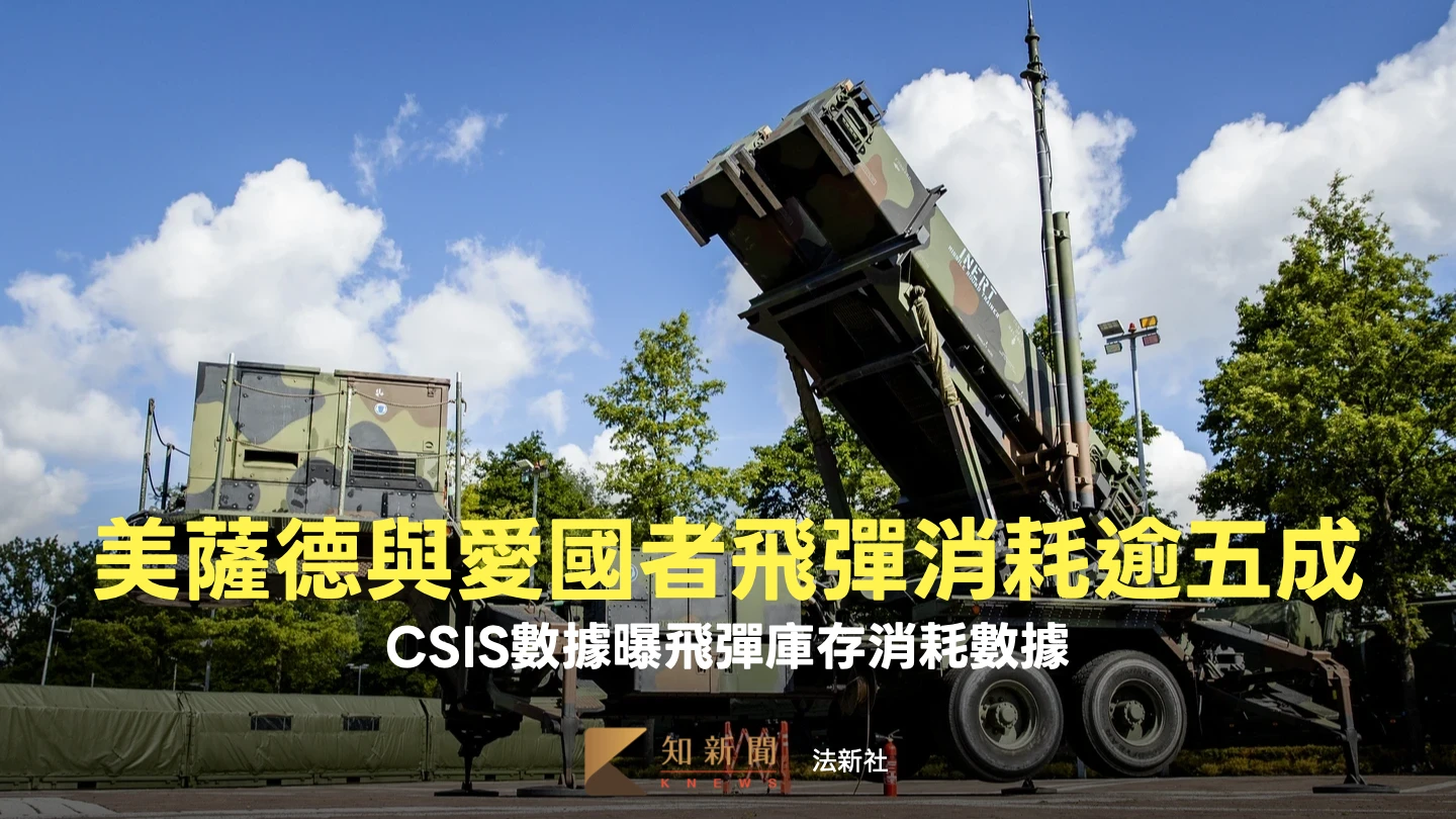 美伊衝突代價曝光！美軍精確飛彈庫存消耗近半　恐陷防禦空窗