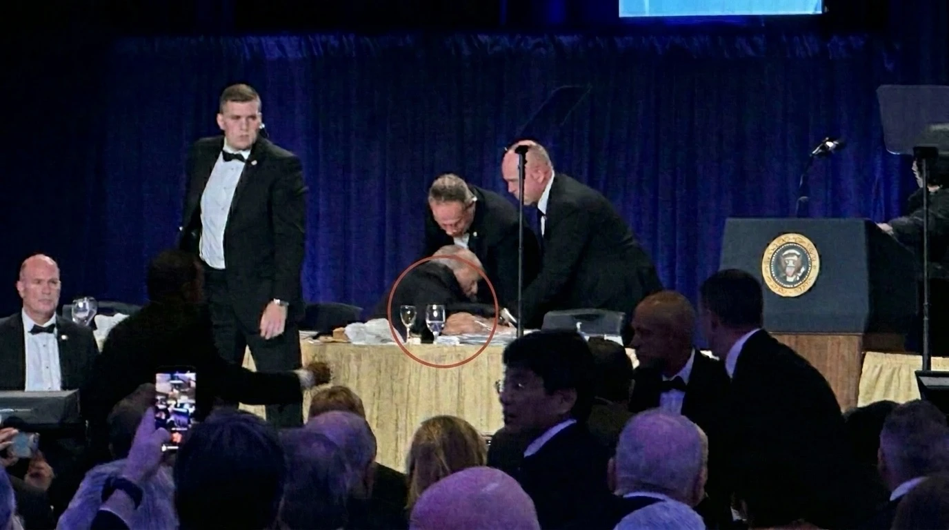 川普晚宴發生槍擊！與雷根遭槍擊同地點　槍手持步槍直闖、特勤連開20槍賓客全躲桌下