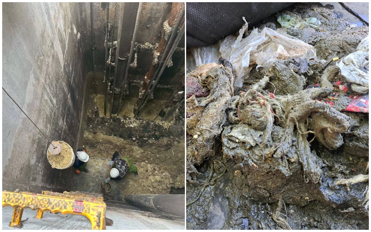 新北揚水站年清9噸垃圾！驚見濕紙巾、抹布丟排水系統　水利局急籲：母湯