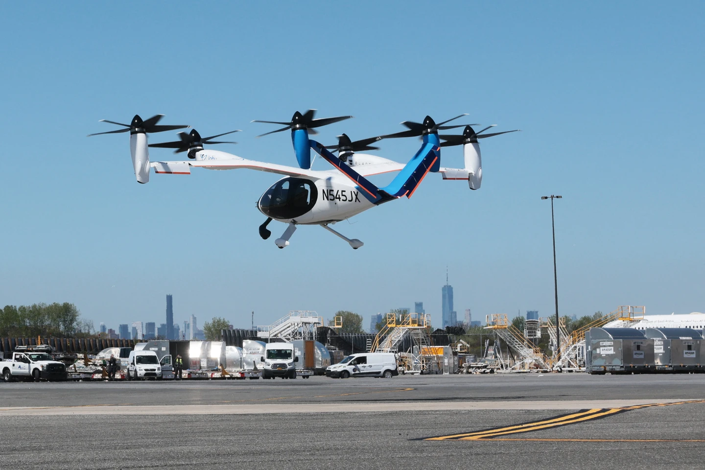 空中計程車不是夢！實飛測試　JFK機場直達曼哈頓僅10分鐘