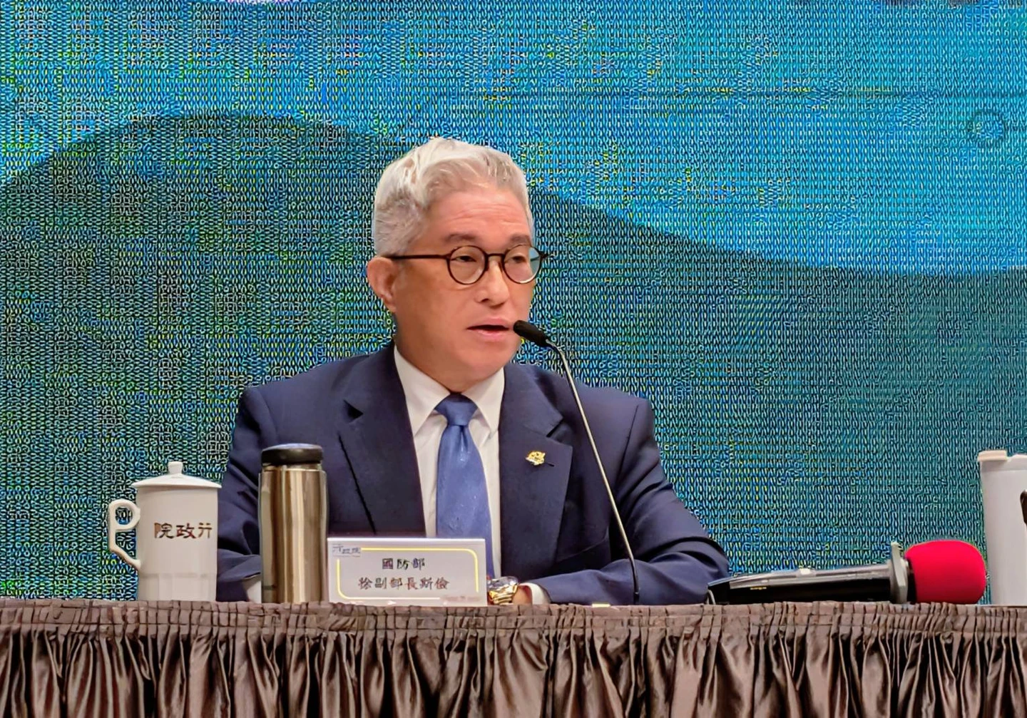 副防長：台灣隨時可能遭封鎖需速補足戰力　喊話藍白別因噎廢食