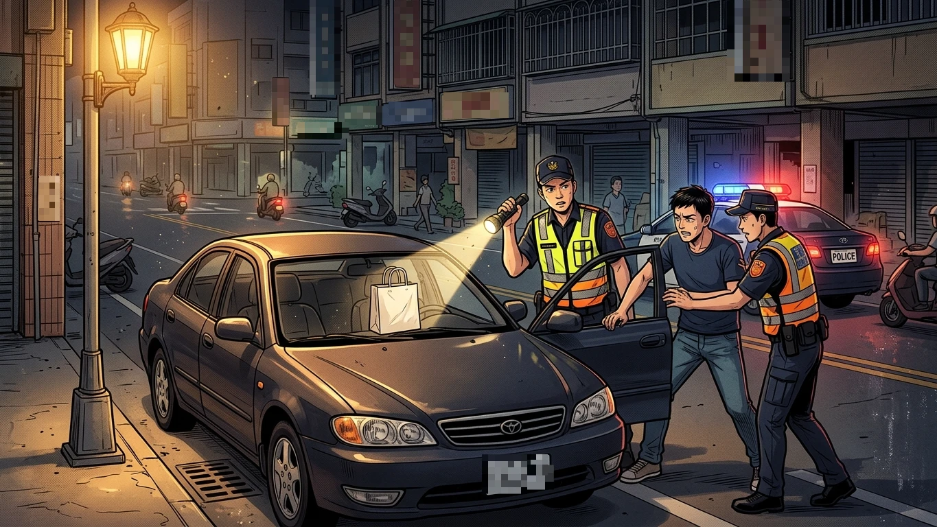 高雄毒品列管男違停遭警攔查爆拉扯　一審判5月！二審逆轉無罪關鍵出爐
