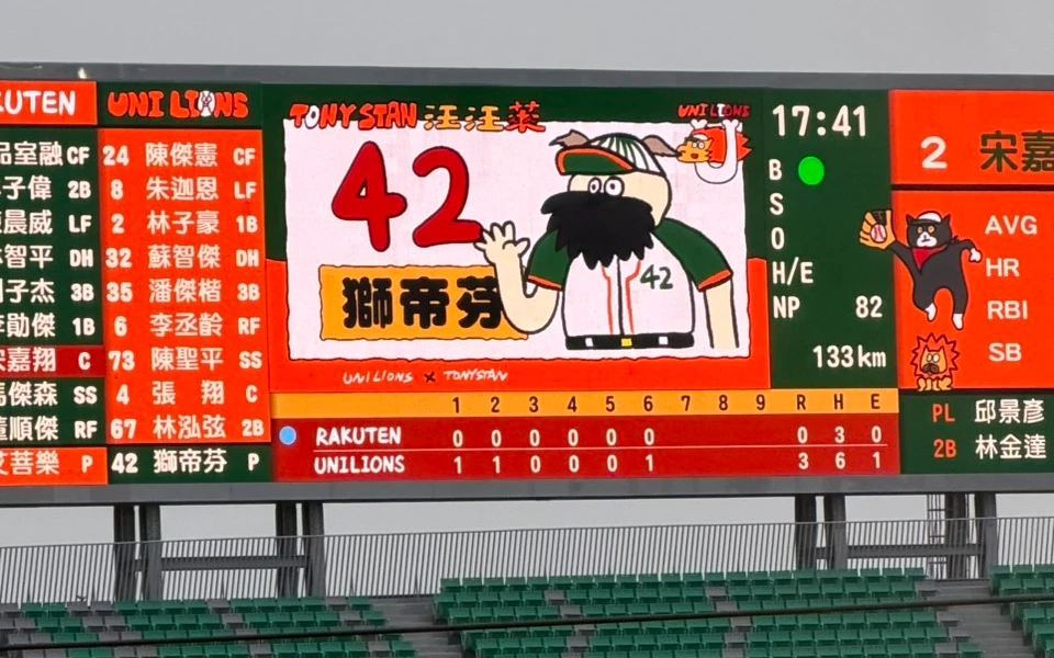 中職｜獅帝芬「旺旺萊」7局無失分　讚插畫超像：那就是我
