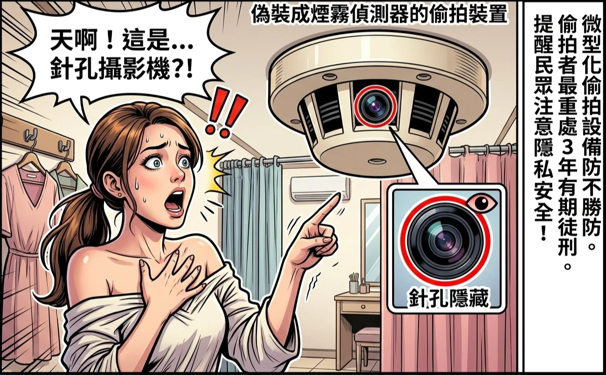 醫美診所假偵煙器藏針孔！專家教4招自保防偷拍　用手機就能找隱藏鏡頭
