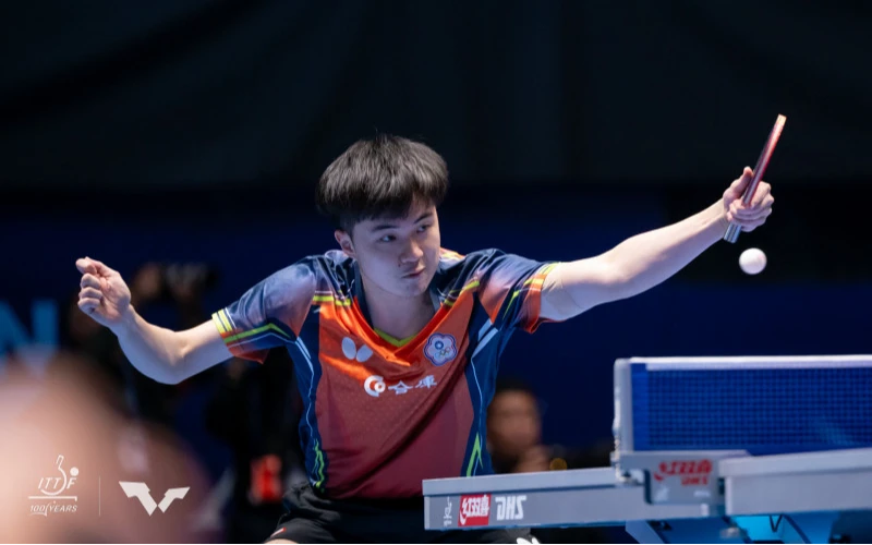 桌球｜中華男團超猛的！林昀儒獨扛2點勝利　世團賽連2屆勇闖4強