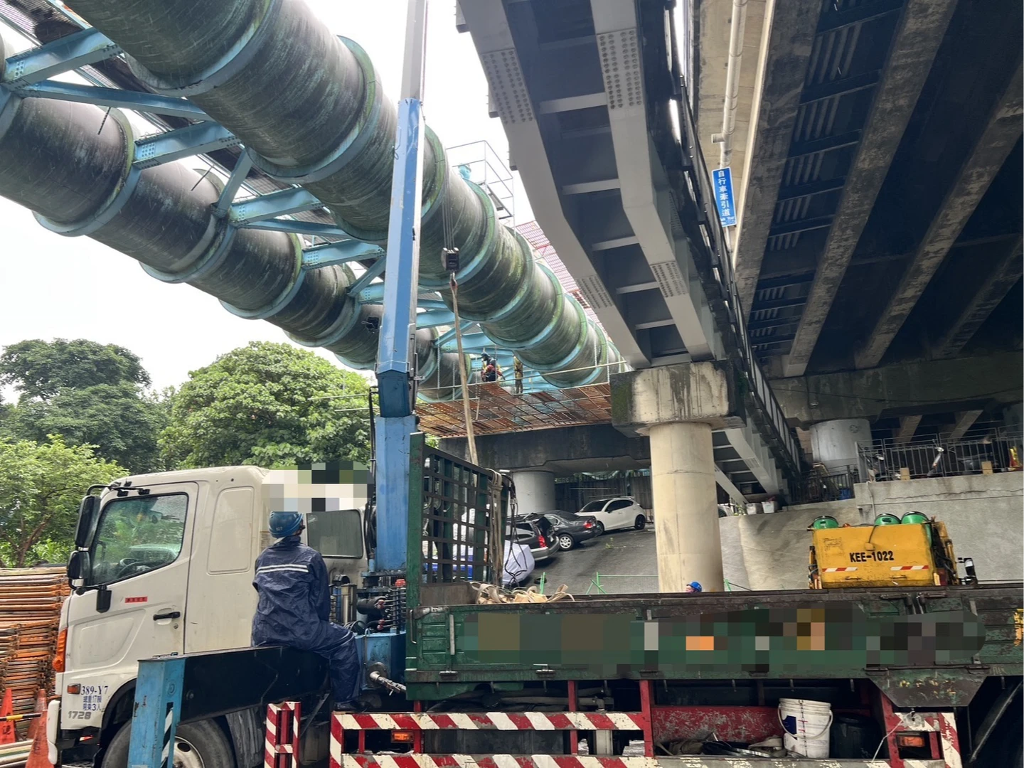 新北永福橋傳工安意外！印尼移工10米高墜橋　送醫急救宣告不治